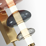 Бра с плафоном из разноцветного стекла Glass Peonies варинант исполнения - 1 | Loft Concept в Нижнем Новгороде