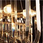 Бра цвета никель с изогнутыми хрустальными элементами Radiant Ribbons варинант исполнения - 7 | Loft Concept в Нижнем Новгороде