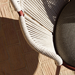 Дизайнерское уличное кресло с веревочной спинкой PETALO Armchair варинант исполнения - 11 | Loft Concept в Нижнем Новгороде