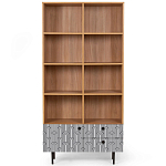 Широкий стеллаж с принтом Elise Rack варинант исполнения - 4 | Loft Concept в Нижнем Новгороде