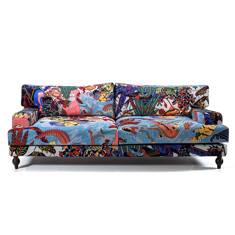 Премиальный Акцентный Диван Simpsons in Paradise Pop Art Sofa Мульти в Нижнем Новгороде | Loft Concept 