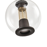 Подвесной светильник с плафоном в форме шара Inner Gleam Orb black  варинант исполнения - 3 | Loft Concept в Нижнем Новгороде