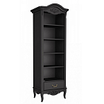 Стеллаж черный узкий из массива бука с 5-ю полками Black Provence варинант исполнения - 1 | Loft Concept в Нижнем Новгороде