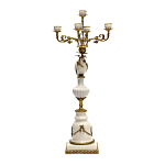 Подсвечник белый Попугай из фарфора с бронзовыми элементами Eden Garden варинант исполнения - 2 | Loft Concept в Нижнем Новгороде