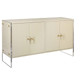 Комод бежевый на прозрачных боковых ножках Stingray Beige Dresser варинант исполнения - 1 | Loft Concept в Нижнем Новгороде