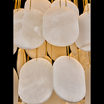 Люстра с овальными подвесками из натурального камня Spatial Composition варинант исполнения - 4 | Loft Concept в Нижнем Новгороде