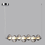 Подвесной светильник линейный с 7-ю рифлеными стеклянными шарами Marcelh Light варинант исполнения - 8 | Loft Concept в Нижнем Новгороде