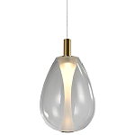 Подвесной светильник со стеклянным плафоном в форме капли NAOMI drop transparent glass варинант исполнения - 3 | Loft Concept в Нижнем Новгороде