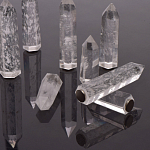 Люстра с двумя кольцами черного цвета с хрустальными элементами QUARTZ CRYSTAL варинант исполнения - 13 | Loft Concept в Нижнем Новгороде