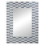 Прямоугольное зеркало с инкрустацией раковинами устриц Mother оf Pearl Facets варинант исполнения - 1 | Loft Concept в Нижнем Новгороде