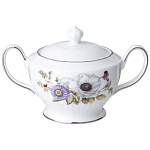 Чайный сервиз из фарфора с рисунком цветов на 6 персон 14 предметов Garden Whisper Porcelain Set  варинант исполнения - 4 | Loft Concept в Нижнем Новгороде