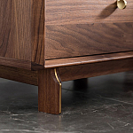 Прикроватный деревянный столик с ящиками Moon Walnut Furniture варинант исполнения - 4 | Loft Concept в Нижнем Новгороде