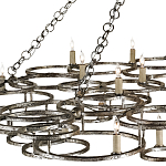 Люстра фигурная многоярусная из круглых элементов Round Metal Element варинант исполнения - 1 | Loft Concept в Нижнем Новгороде