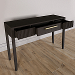 Элегантная Консоль Primo с выдвижным ящиком Темный орех варинант исполнения - 5 | Loft Concept в Нижнем Новгороде