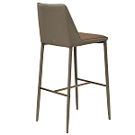Стул барный с терракотовой обивкой из экокожи Spectacular High Chair варинант исполнения - 2 | Loft Concept в Нижнем Новгороде