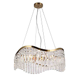 Люстра подвесная волнистой формы с хрустальными подвесками Ludivine Lighting варинант исполнения - 1 | Loft Concept в Нижнем Новгороде