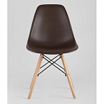 Пластиковый стул на ножках из массива бука Eames Brown варинант исполнения - 4 | Loft Concept в Нижнем Новгороде