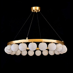 Люстра круглая с сферическими плафонами из натурального камня Phased Spheres варинант исполнения - 1 | Loft Concept в Нижнем Новгороде