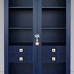 Дизайнерский шкаф витрина Elsa Dreams Blue с 4-мя ящиками варинант исполнения - 2 | Loft Concept в Нижнем Новгороде