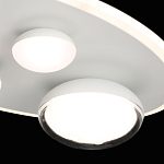 Потолочный светильник овальной формы белого цвета с 4-мя лампами Lunar Pebbles варинант исполнения - 6 | Loft Concept в Нижнем Новгороде