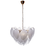 Люстра с лепестками из матового рифленого стекла Chandelier Water Lily варинант исполнения - 1 | Loft Concept в Нижнем Новгороде