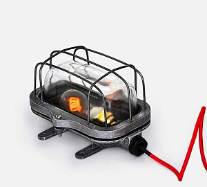 Настенная лампа Steampunk Cage Glass Edison Wall Lamp