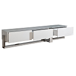 Тумба под телевизор со стеклянным фасадом Modern TumbvTV варинант исполнения - 2 | Loft Concept в Нижнем Новгороде