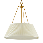 Подвесной светильник светодиодный с фактурным тканевым конусообразным абажуром White Fabric Lampshade варинант исполнения - 4 | Loft Concept в Нижнем Новгороде