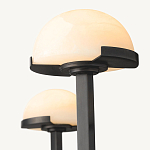 Люстрас 3-мя мраморными плафонами в форме купола Light Warm Light варинант исполнения - 1 | Loft Concept в Нижнем Новгороде