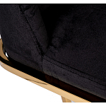 Стул обеденный велюровый черный с золотым каркасом Nobility варинант исполнения - 4 | Loft Concept в Нижнем Новгороде