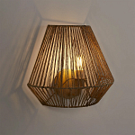 Бра с плетенным из пеньки абажуром Jutti H25 см варинант исполнения - 2 | Loft Concept в Нижнем Новгороде