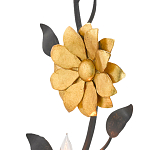 Бра черное с золотым цветком Bizarre Creation варинант исполнения - 1 | Loft Concept в Нижнем Новгороде