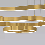 Люстра подвесная с 3-мя ассиметричными светодиодными лампами Golden Current варинант исполнения - 4 | Loft Concept в Нижнем Новгороде