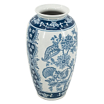 Ваза с синим цветочным орнаментом Blue & White Ornament  варинант исполнения - 1 | Loft Concept в Нижнем Новгороде