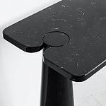 Консоль чёрная на 2-х конусообразных ножках Eros варинант исполнения - 2 | Loft Concept в Нижнем Новгороде