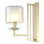 Бра с геометрическим каркасом из металла и цилиндрическим стеклянным плафоном Laurent варинант исполнения - 6 | Loft Concept в Нижнем Новгороде