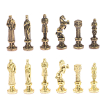 Шахматы Ренессанс из бронзы с доской из натурального камня Змеевик Decorative Thematic Chess варинант исполнения - 5 | Loft Concept в Нижнем Новгороде