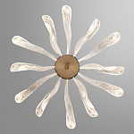 Люстра с крупными рельефным декором в виде лепестков 60 см Ethereal Bloom варинант исполнения - 4 | Loft Concept в Нижнем Новгороде