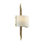 Бра с изогнутым плафоном на бронзовом основании с вертикальным декором из металлических трубок Sohne варинант исполнения - 7 | Loft Concept в Нижнем Новгороде