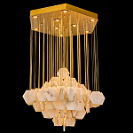 Люстра с фигурными подвесками из натурального камня Glowing Spheres варинант исполнения - 1 | Loft Concept в Нижнем Новгороде