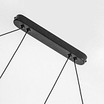 Светодиодная люстра Black LED Circle and Oval Lamp варинант исполнения - 3 | Loft Concept в Нижнем Новгороде