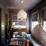 Люстра белая с несколькими ярусами деревянных палочек Bright Wooden Chandelier варинант исполнения - 5 | Loft Concept в Нижнем Новгороде