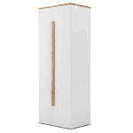 Шкаф платяной с белым глянцевым фасадом Grace of Furniture варинант исполнения - 2 | Loft Concept в Нижнем Новгороде