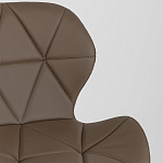Стул с коричневым сиденьем из экокожи JEROEN варинант исполнения - 7 | Loft Concept в Нижнем Новгороде