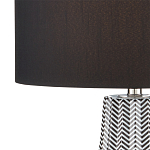 Настольная лампа с черно-белым узором Wavy Stripes варинант исполнения - 1 | Loft Concept в Нижнем Новгороде