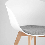 Стул из пластика с мягким сиденьем Eames варинант исполнения - 7 | Loft Concept в Нижнем Новгороде