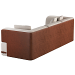 Трехместный диван Richmond с кожаной отделкой варинант исполнения - 3 | Loft Concept в Нижнем Новгороде