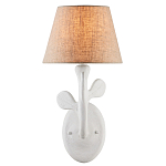 Бра с белым каркасом и тканевым абажуром Natural Stems варинант исполнения - 2 | Loft Concept в Нижнем Новгороде