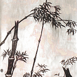 Обои ручная роспись Bamboo Quicksilver on Tarnished Silver gilded paper варинант исполнения - 1 | Loft Concept в Нижнем Новгороде