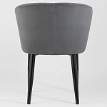 Мягкое кресло на металлических ножках Shaggy Dark Grey варинант исполнения - 3 | Loft Concept в Нижнем Новгороде